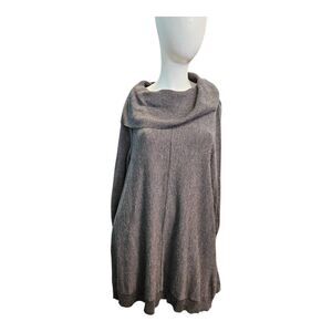 Valerie Bertinelli Gray Cowl Neck Tunic Sweater Womens Size 2X NEW WITH TAGS